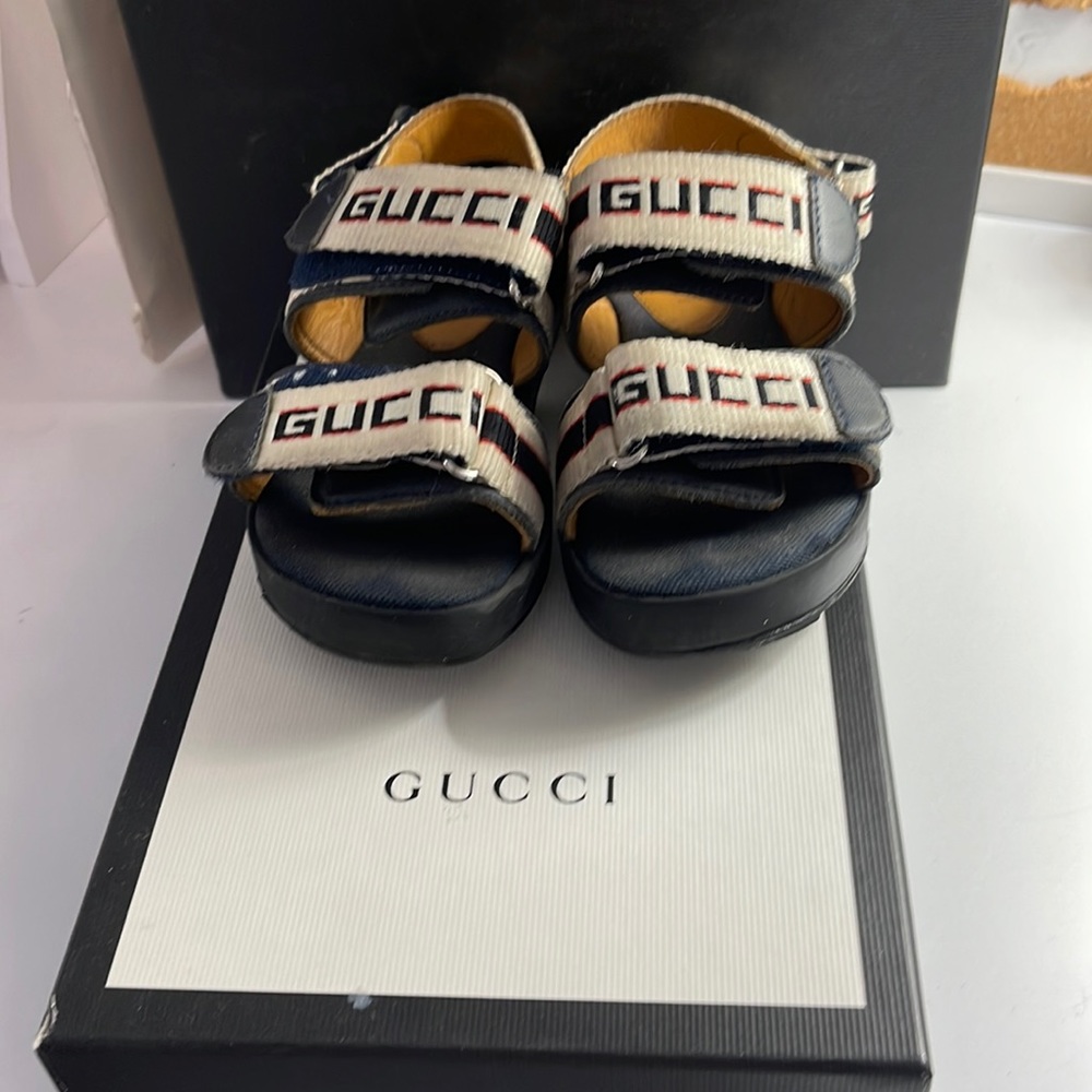 Gucci sandals 27 size boys